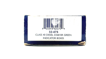 BACHMANN 00 GAUGE - 32-475 - CLASS 40 DIESEL D368 BR GREEN INDICATOR BOXES BOXED