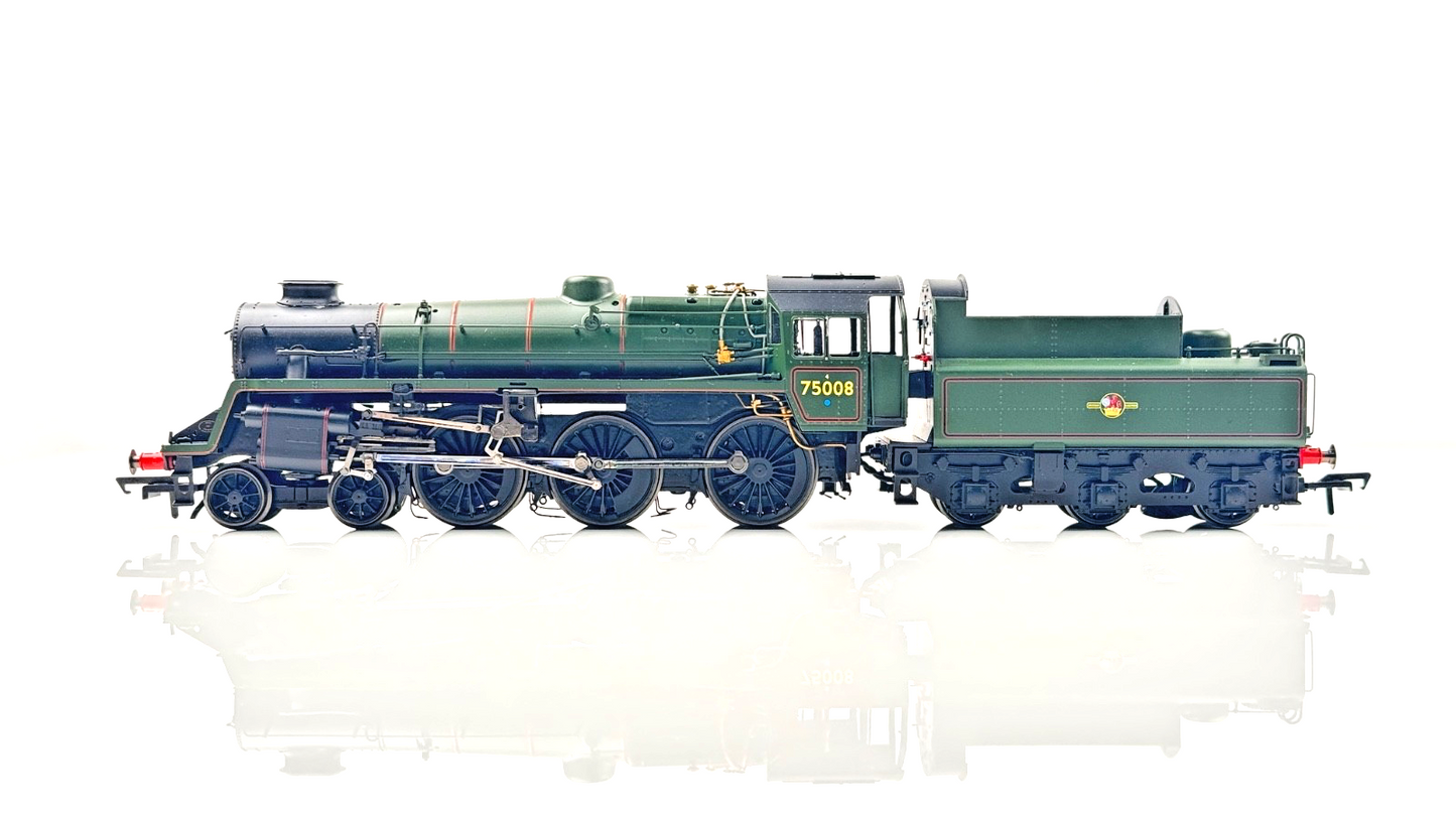 HORNBY 00 GAUGE - R3547 - BR (LATE) GREEN 4-6-0 STANDARD 4MT 75008 - BOXED