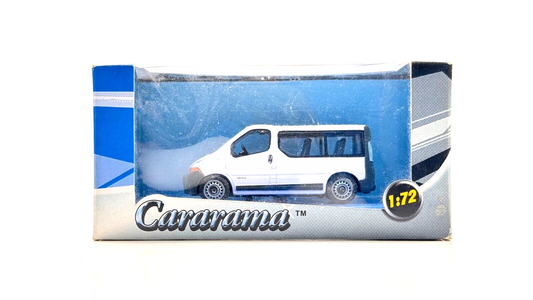 CARARAMA 1/72 SCALE - RENAULT TRAFIC MINIBUS WHITE - BOXED