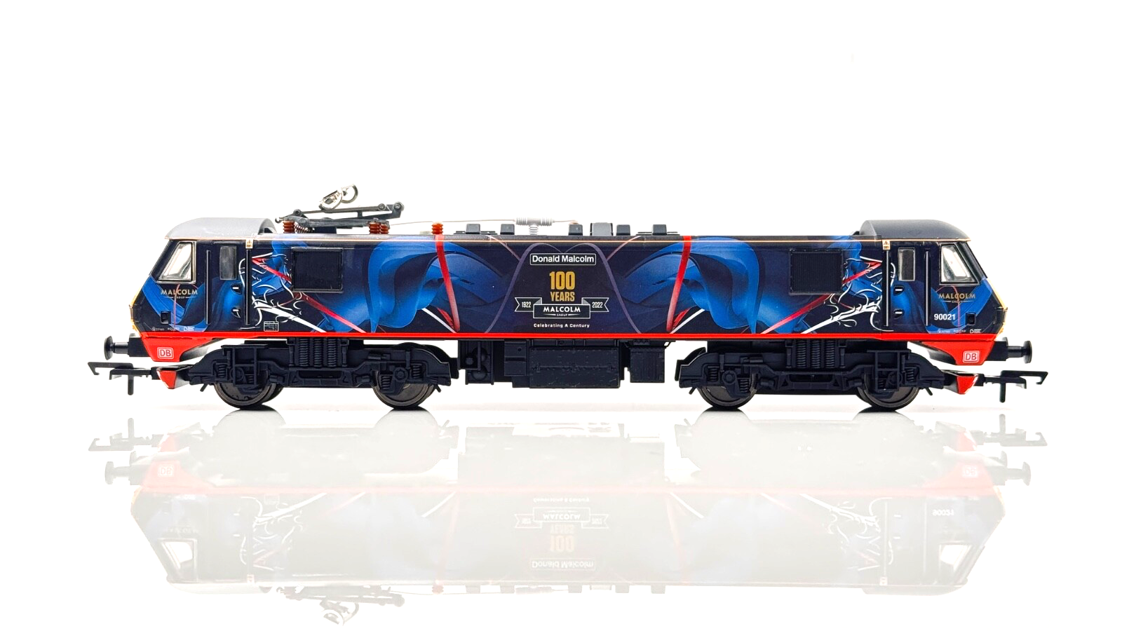 HORNBY 00 GAUGE - R30230 - CLASS 90 ELECTRIC 90021 MALCOLM 100 YEARS - BOXED