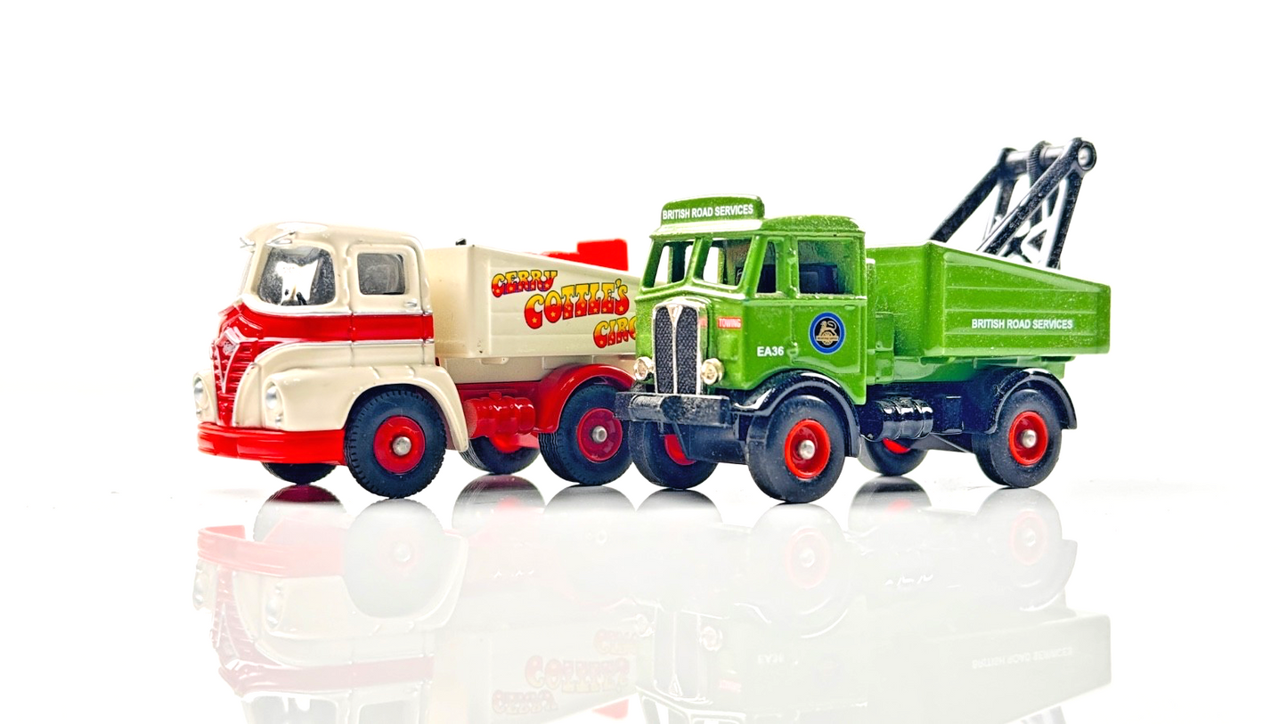 TRACKSIDE 1/76 SCALE - DG114007/DG147001 - BRS AEC WRECKER CIRCUS GENERATOR X 2