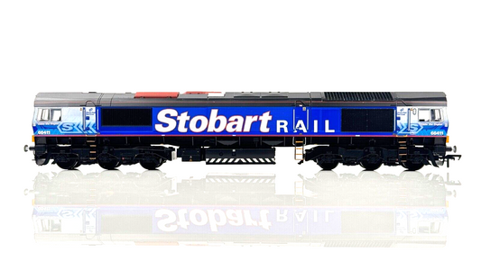 BACHMANN 00 GAUGE - 32-977 - CLASS 66 DIESEL 66411 DRS STOBART EDDIE THE ENGINE