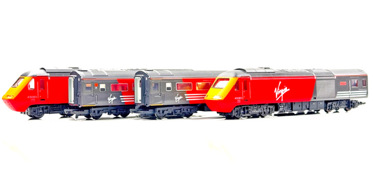 HORNBY 00 GAUGE - VIRGIN TRAINS MAIDEN VOYAGER LADY IN RED 4 CAR HST - UNBOXED