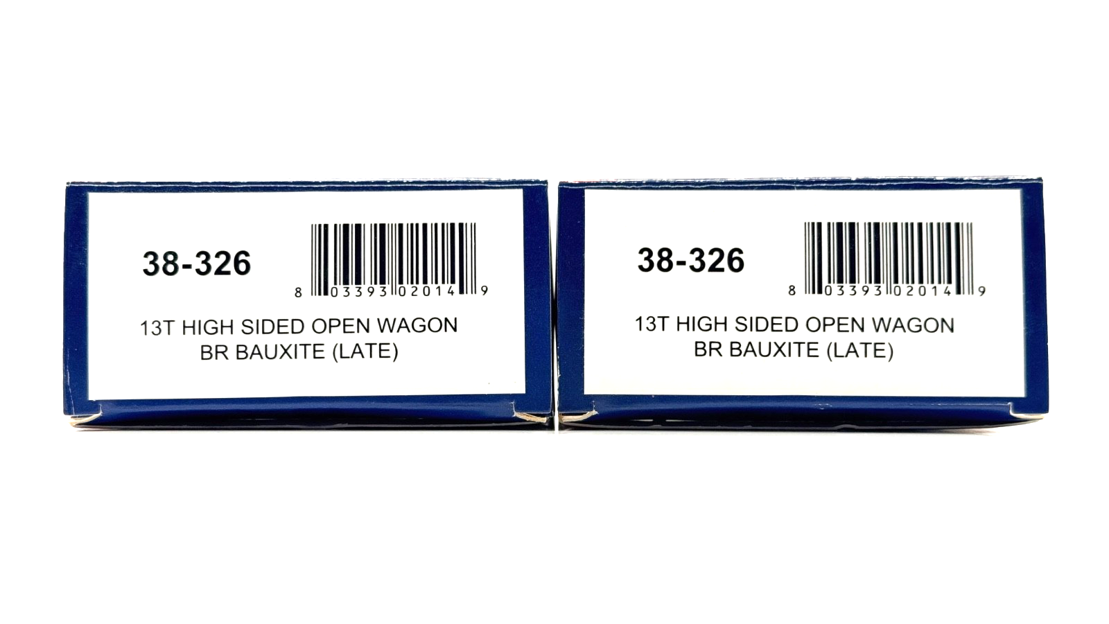 BACHMANN 00 GAUGE - 38-326 - 13T HIGH SIDED OPEN WAGON BR BAUXITE (LATE) X2