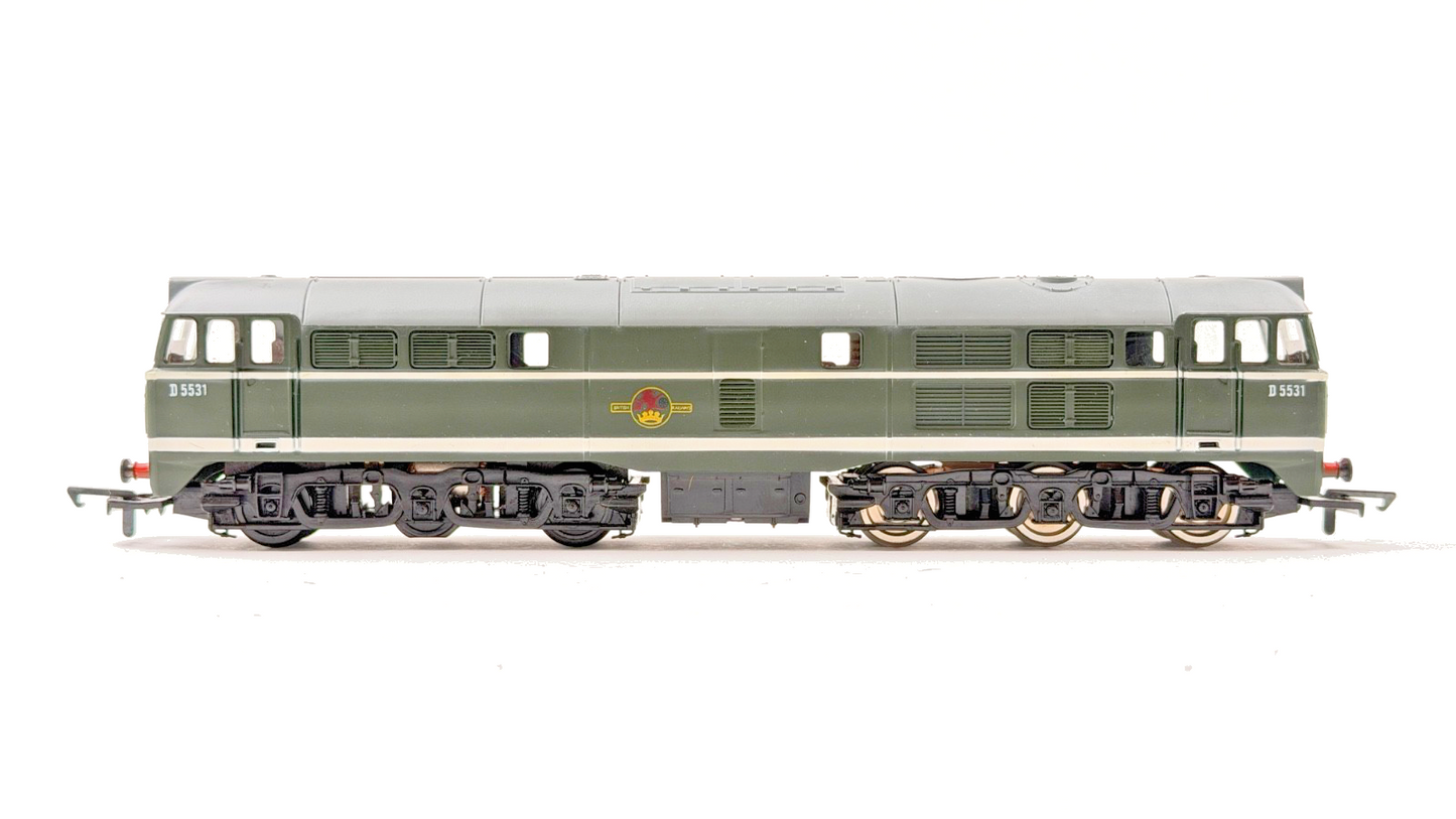 AIRFIX GMR 00 GAUGE - 54101-9 - CLASS 31 DIESEL AIA-AIA BR GREEN D5531 BOXED