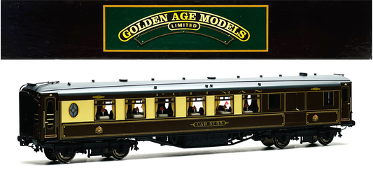 GOLDEN AGE MODELS 00 GAUGE - 2-F 2ND CLASS 'CAR NO.55' BRASS PULLMAN COACH