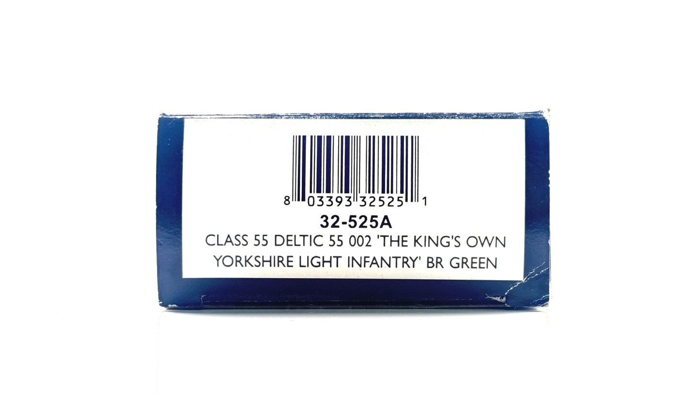 BACHMANN 00 GAUGE - 32-525A - CLASS 55 DELTIC 55002 KOYLI BR TWO TONE GREEN