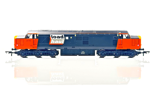 HORNBY 00 GAUGE - R30188 - CLASS 37 DIESEL 37710 LOADHAUL ORANGE/BLACK BOXED