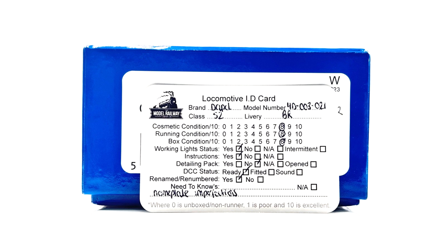 DAPOL 00 GAUGE - 4D-003-021 - CLASS 52 DIESEL WESTERN CAMPAIGNER D1010 RENAMED