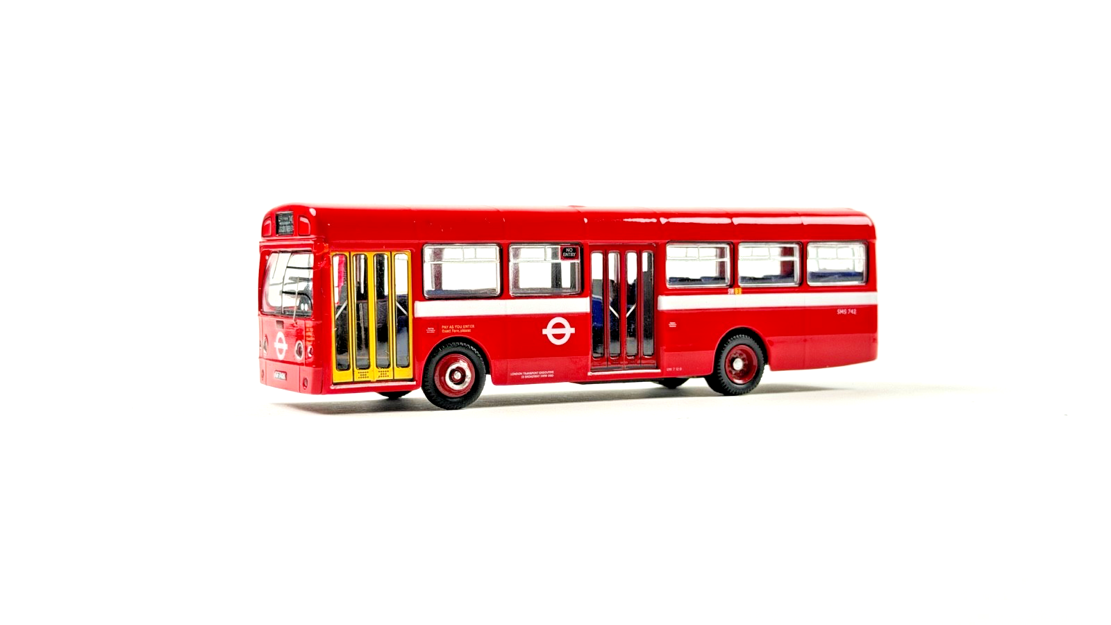 BRITBUS AS2W-14 - 1/76 SCALE - AEC SHORT SWIFT SINGLE DECK LONDON TRANSPORT BUS