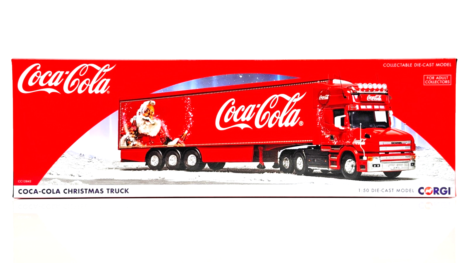 CORGI 1/50 SCALE - CC12842 - COCA COLA CHRISTMAS TRUCK LORRY - NEW BOXED