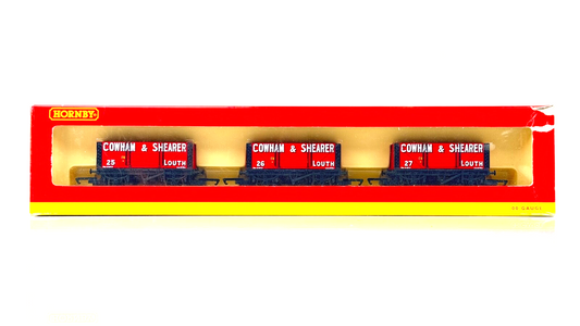 HORNBY 00 GAUGE - R6116 - COWHAM & SHEARER OF LOUTH COLLIERY TRIPLE WAGON PACK