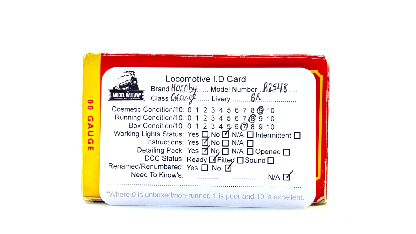 HORNBY 00 GAUGE - R2548 - BR BLACK 4-6-0 FRANKTON GRANGE 6816 WEATHERED BOXED