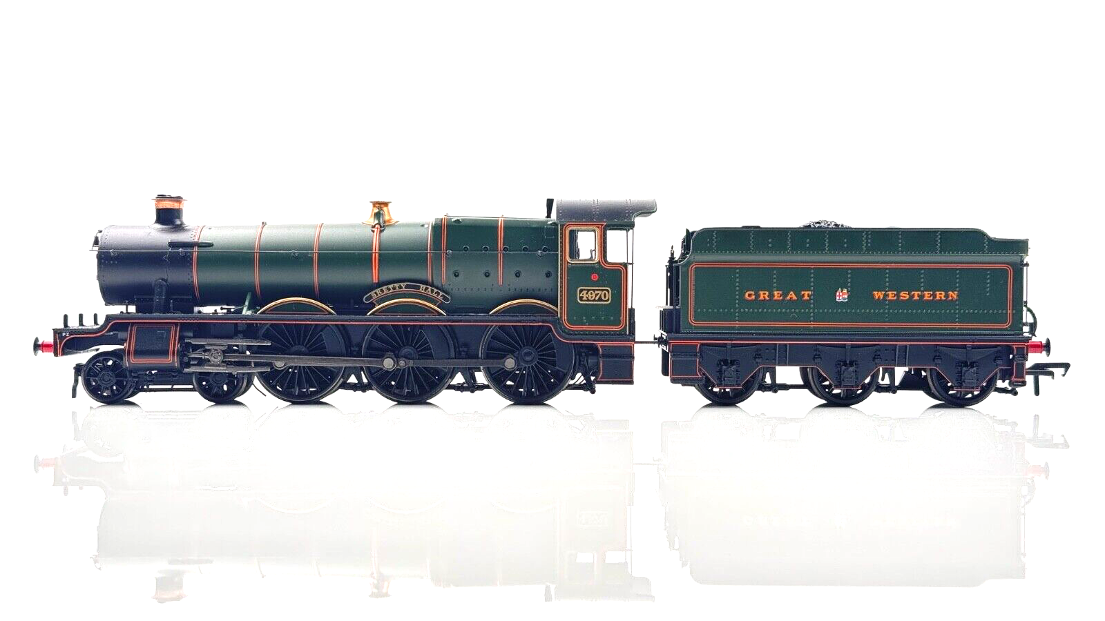 BACHMANN 00 GAUGE - 32-004 - HALL CLASS 4970 'SKETTY HALL' GREAT WESTERN GREEN
