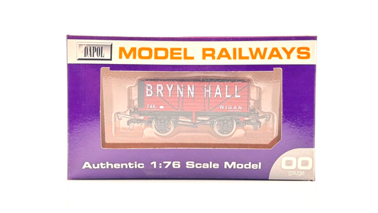 DAPOL 00 GAUGE - BRYNN HALL COLLIERY OF WIGAN WAGON NO.748 (LIMITED EDITION)