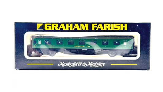 GRAHAM FARISH N GAUGE - 374-803 - BR MK1 RESTAURANT CAR RFO GREEN (S) - BOXED