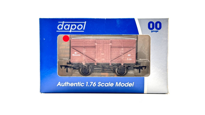 DAPOL 00 GAUGE - 4F-015-007 - BR BROWN 8T FRUIT MEX VAN B833359 - BOXED
