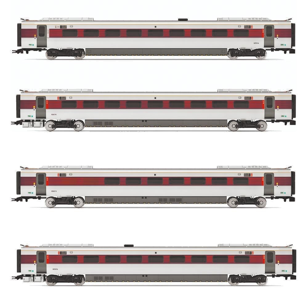 HORNBY 00 GAUGE - R40350 - LNER AZUMA CLASS 801/2 FOUR COACH PACK NEW BOXED