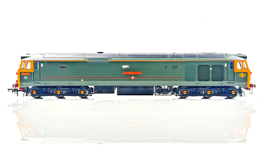 HORNBY 00 GAUGE - R2408 - CLASS 50 DIESEL 50007 BR GREEN 'SIR EDWARD ELGAR'