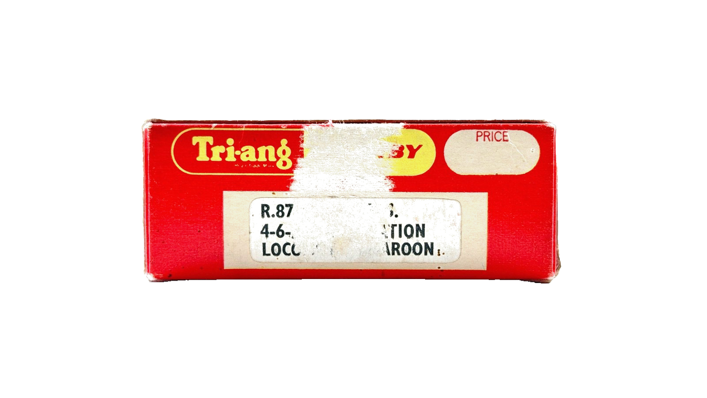 TRIANG HORNBY 00 GAUGE - R871 - LMS MAROON PRINCESS CORONATION KING GEORGE VI