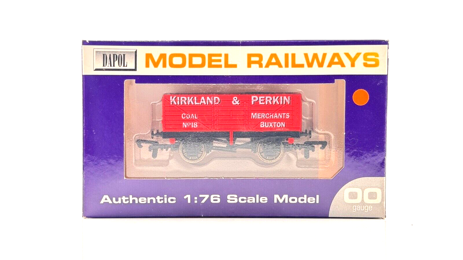 DAPOL 00 GAUGE - KIRKLAND & PERKIN COAL MERCHANTS BUXTON NO.18 - BOXED
