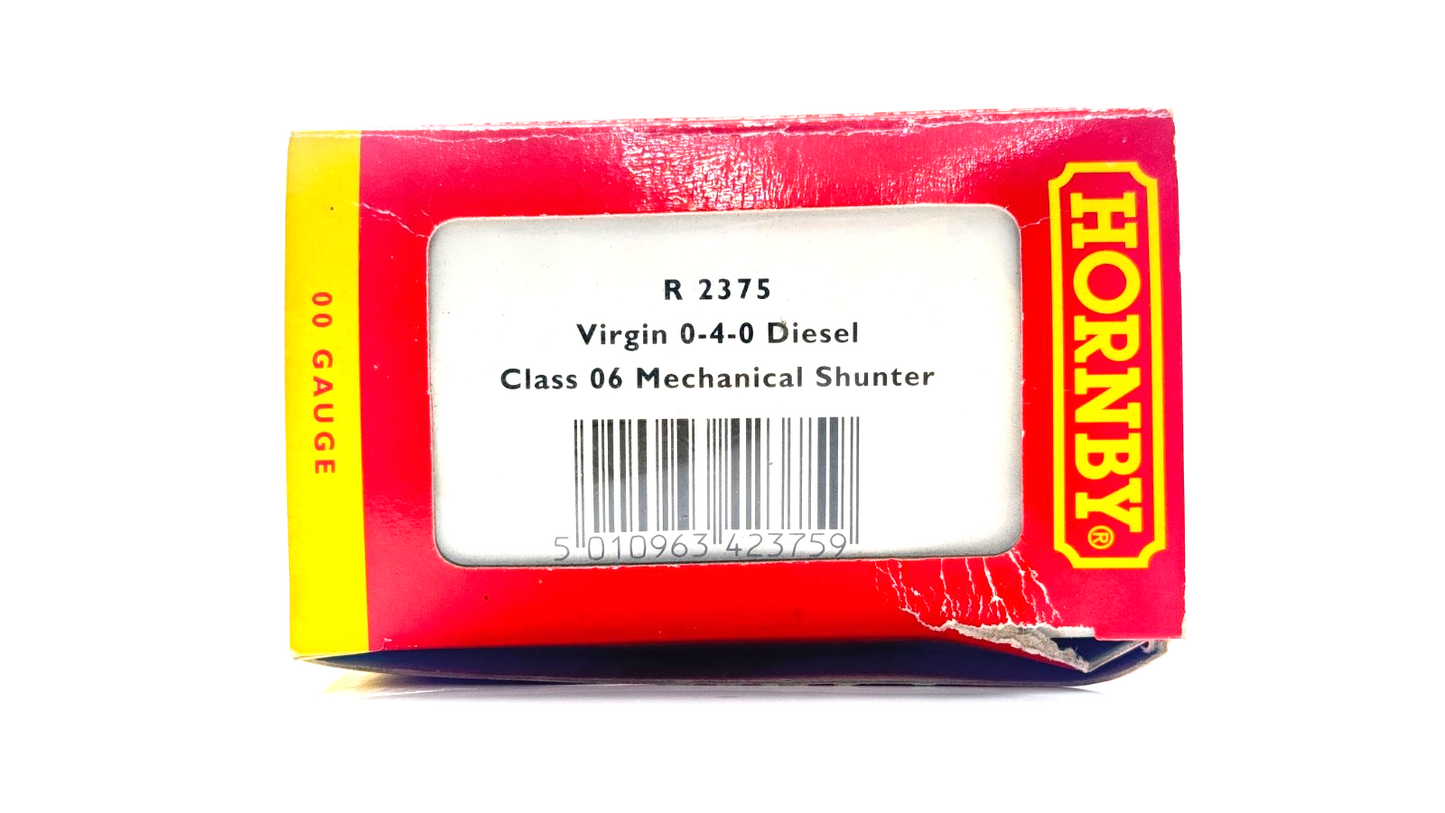 HORNBY 00 GAUGE - R2375 - VIRGIN TRAINS 0-4-0 DIESEL CLASS 06 MECHANICAL SHUNTER