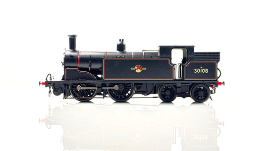 HORNBY 00 GAUGE - BR BLACK 0-4-4 CLASS M7 LOCOMOTIVE 30108 - UNBOXED