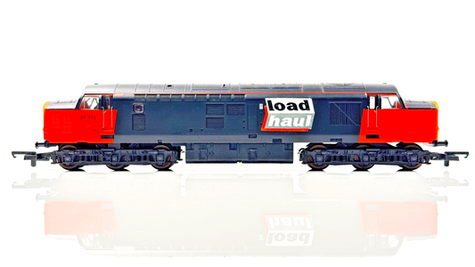 LIMA 00 GAUGE - 204856 - CLASS 37 DIESEL 37713 LOADHAUL ORANGE/BLACK - BOXED
