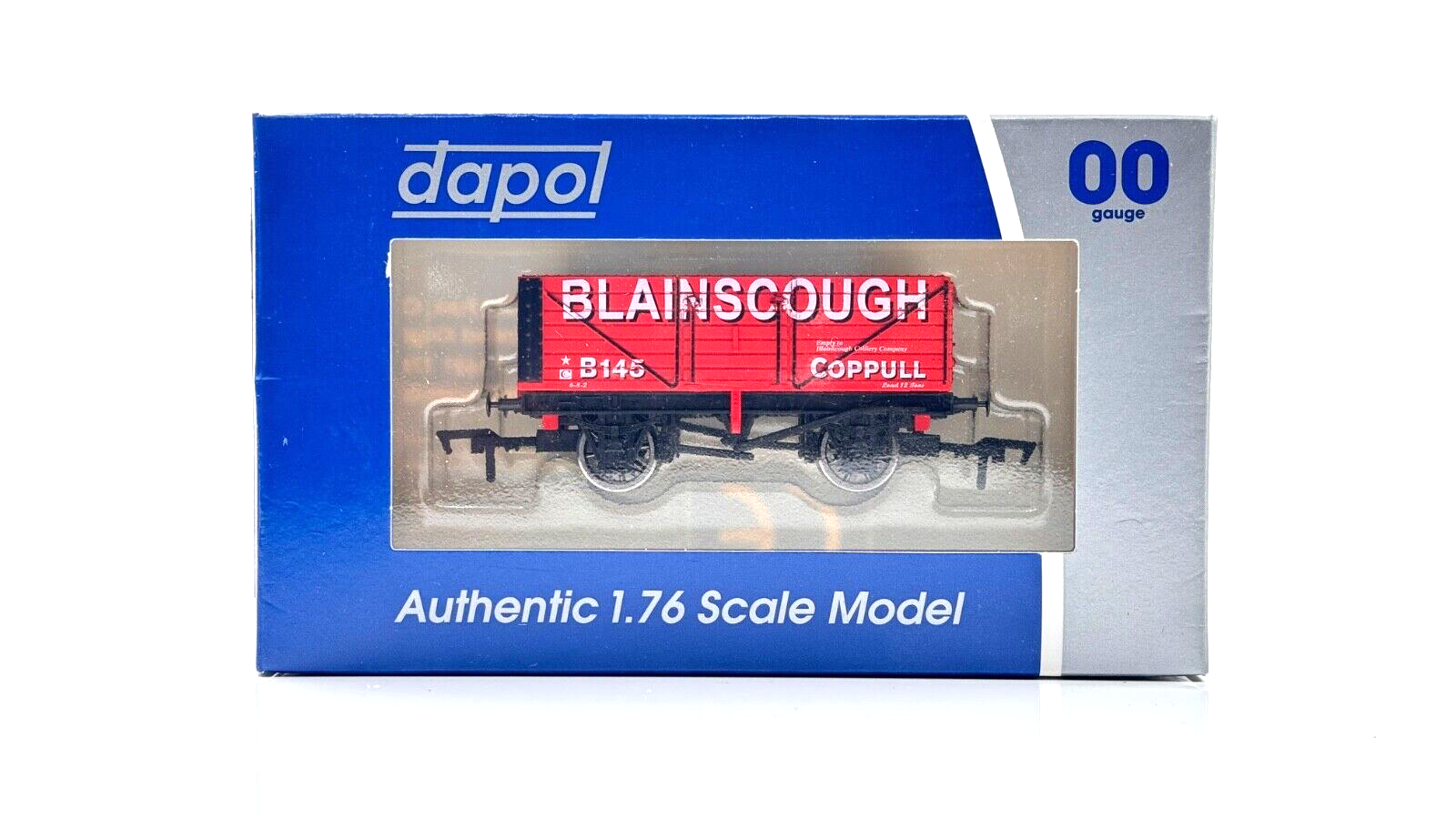 DAPOL 00 GAUGE - BLAINSCOUGH COLLIERY COPPULL WAGON NO.B145 (LIMITED EDITION)
