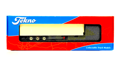 TEKNO 1/50 SCALE - 62198 - REEFER TRAILER THERMOKING SLX PLAIN WHITE BOXED