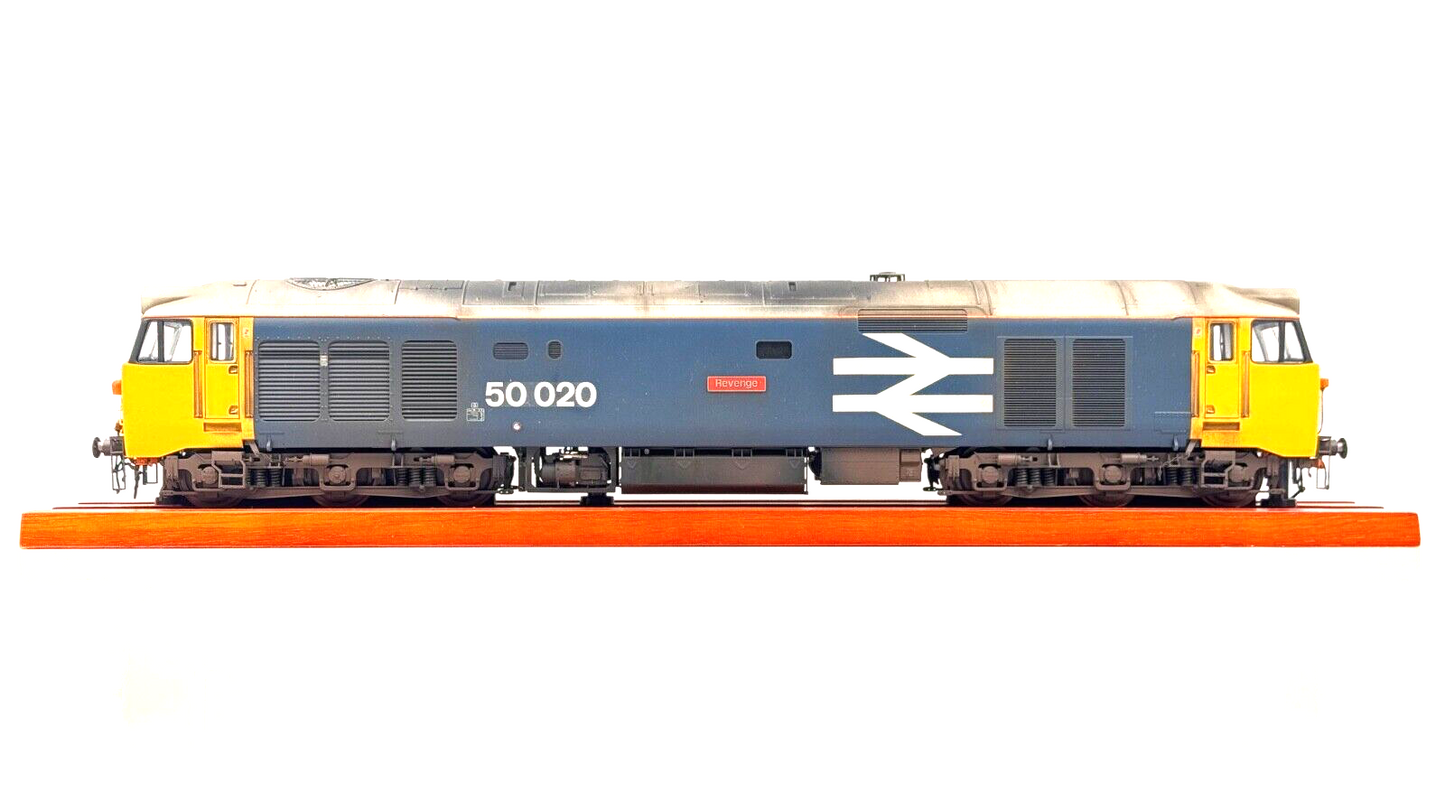 HELJAN O GAUGE - CLASS 50 DIESEL 50020 BR LARGE LOGO REVENGE (PROTO NEO)