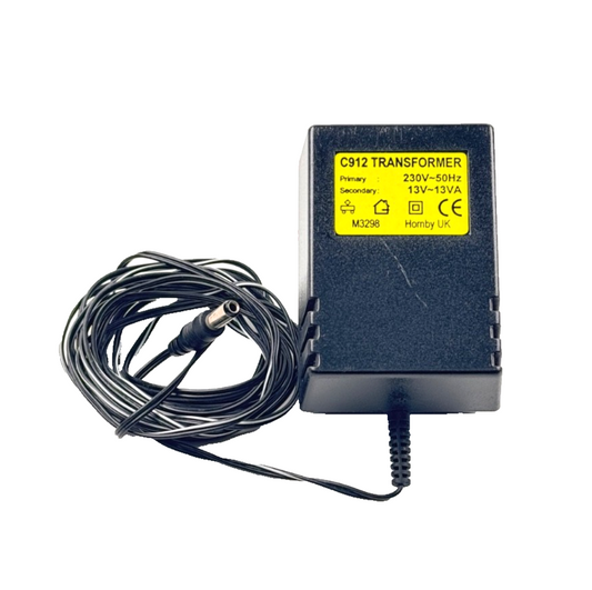 HORNBY 00 GAUGE - C912 - AC POWER ADAPTER REPLACEMENT PLUG FOR TRAINS (TESTED)
