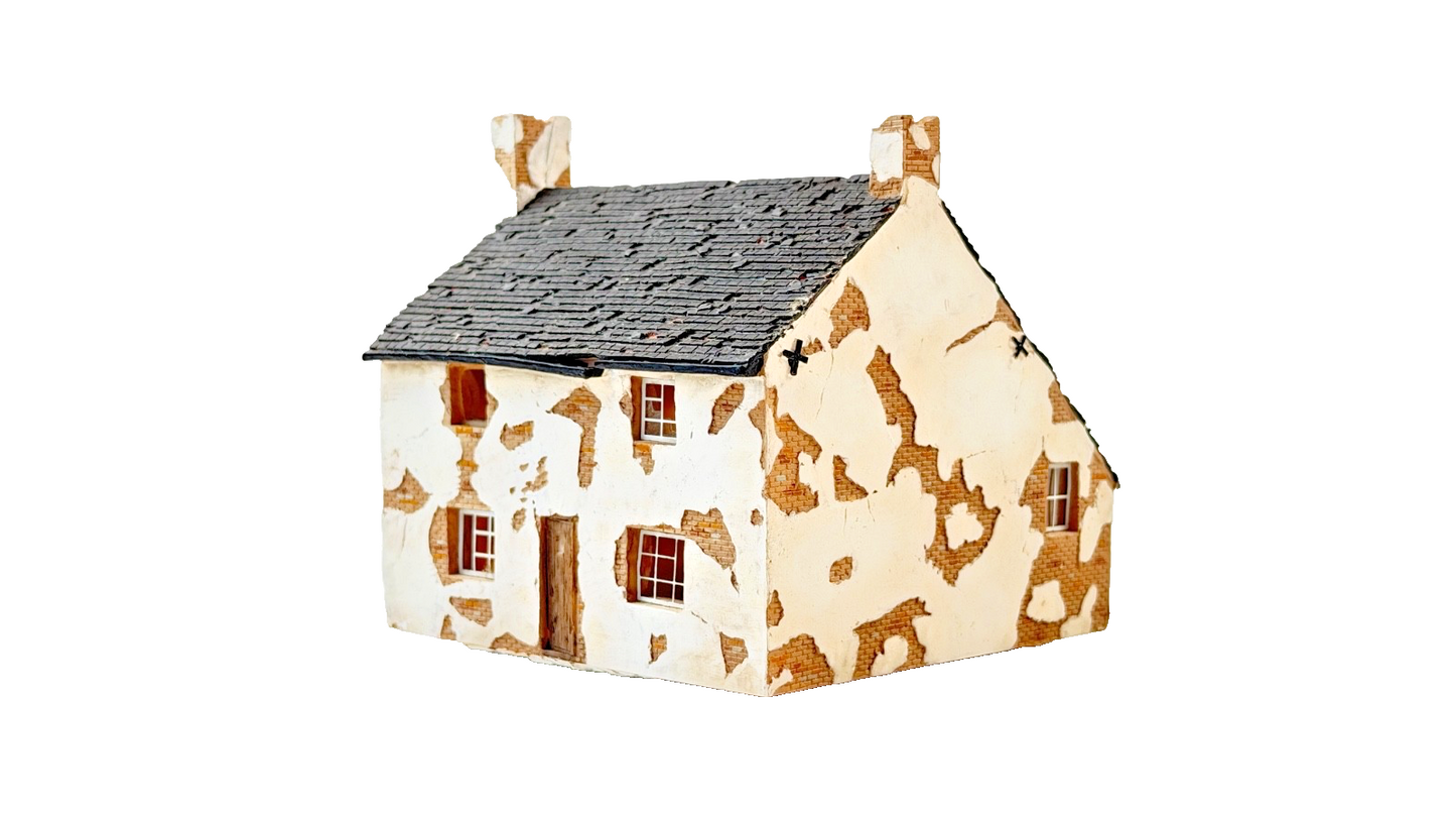 HORNBY 00 GAUGE SKALEDALE - R8562 - DERELICT HOUSE UNBOXED