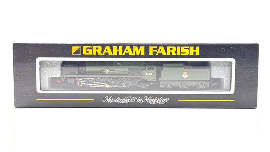 GRAHAM FARISH N GAUGE - 372-300 - MERCHANT NAVY 'BRITISH INDIA LINE' 35018