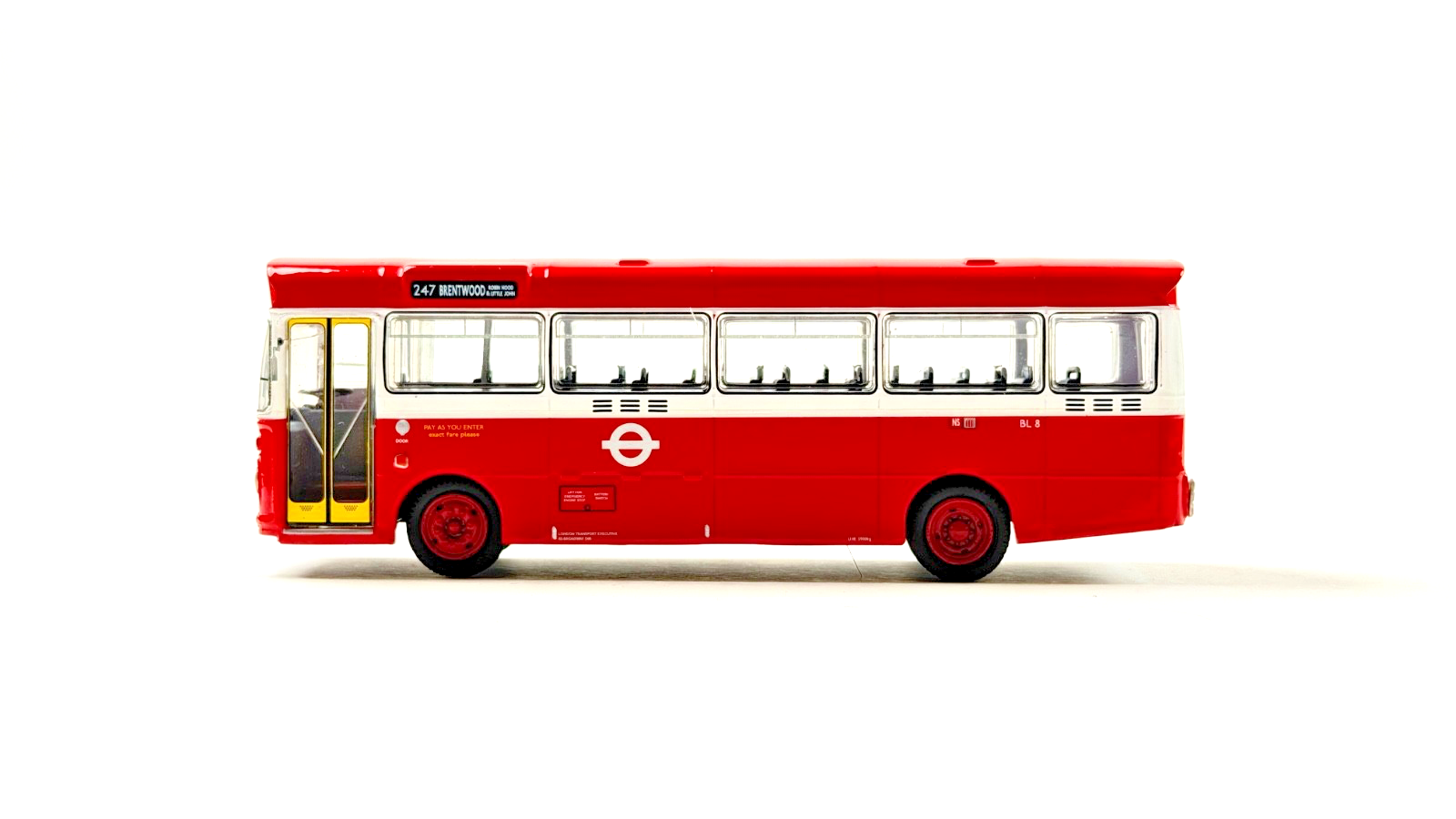 BRITBUS LH-01 - 1/76 SCALE - BRISTOL LH MIDI BUS LONDON TRANSPORT CENTRAL AREA