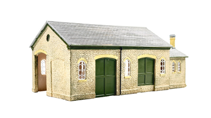 HORNBY 00 GAUGE SKALEDALE - R9840 - GRANITE STATION DOUBLE ENGINE SHED - BOXED