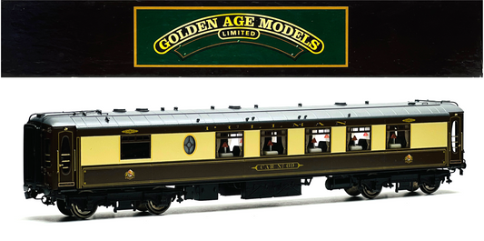 GOLDEN AGE MODELS 00 GAUGE - 1-C GREY 'CAR NO.69' WHEEL BRASS PULLMAN COACH