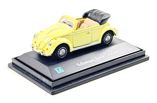 CARARAMA 1/72 SCALE - VW VOLKSWAGEN BEETLE CABRIOLET LIGHT GREEN - BOXED