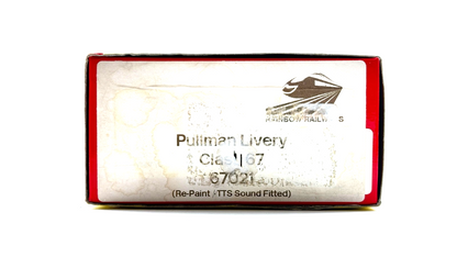 HORNBY 00 GAUGE - CLASS 67 PULLMAN 67021 DEBRAND DIESEL RESPRAY W/DCC SOUND