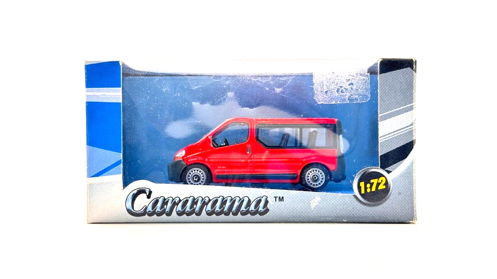 CARARAMA 1/72 SCALE - RENAULT TRAFIC MINIBUS RED - BOXED