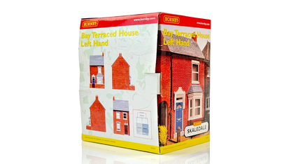 HORNBY 00 GAUGE SKALEDALE - R8687 - BAY TERRACED HOUSE LEFT HAND - BOXED