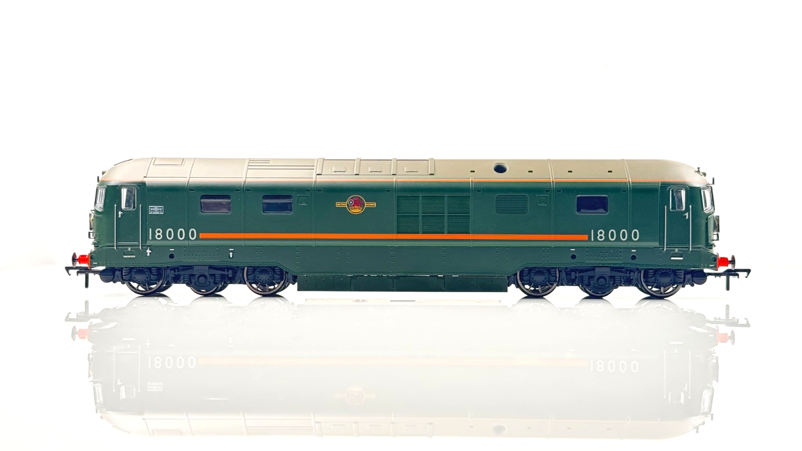 HELJAN/RAILS 00 GAUGE - 1802 - BR LATE CREST GREEN 18000 LIMITED EXCLUSIVE MODEL