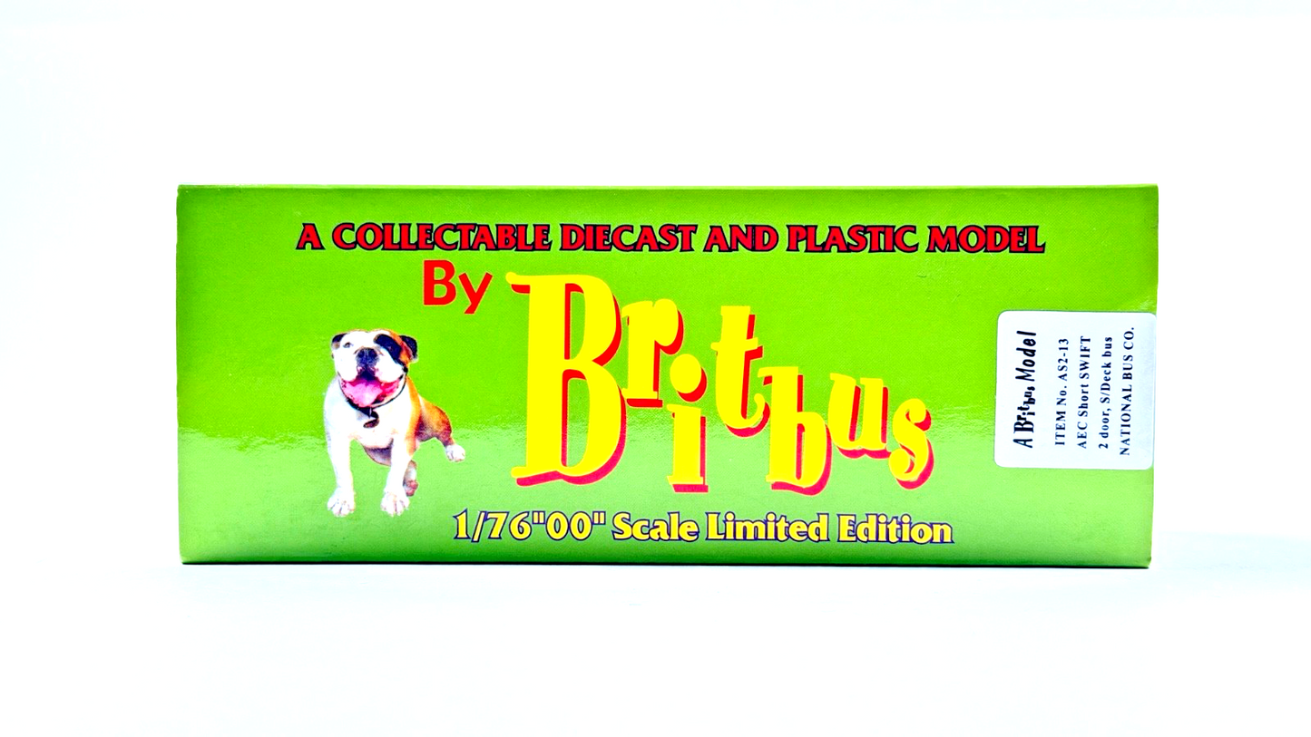 BRITBUS AS2-13 - 1/76 SCALE - AEC SHORT SWIFT LONDON COUNTRY S/DECK (IMPERFECT)