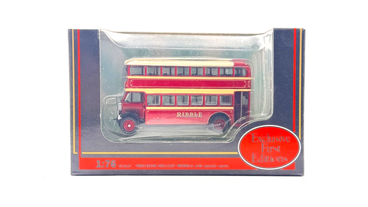 EFE 1/76 SCALE - 27301 - LEYLAND TD1 CLOSED BACK RIBBLE DOUBLE DECKER - BOXED