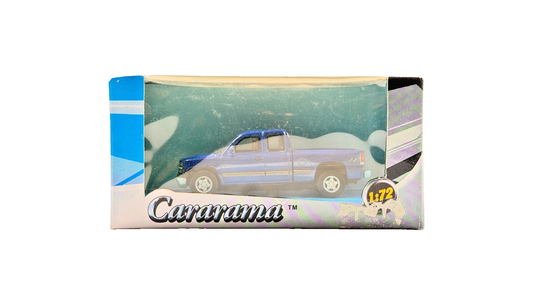 CARARAMA 1/72 SCALE - CHEVROLET SILVERADO PICK UP TRUCK BLUE - BOXED