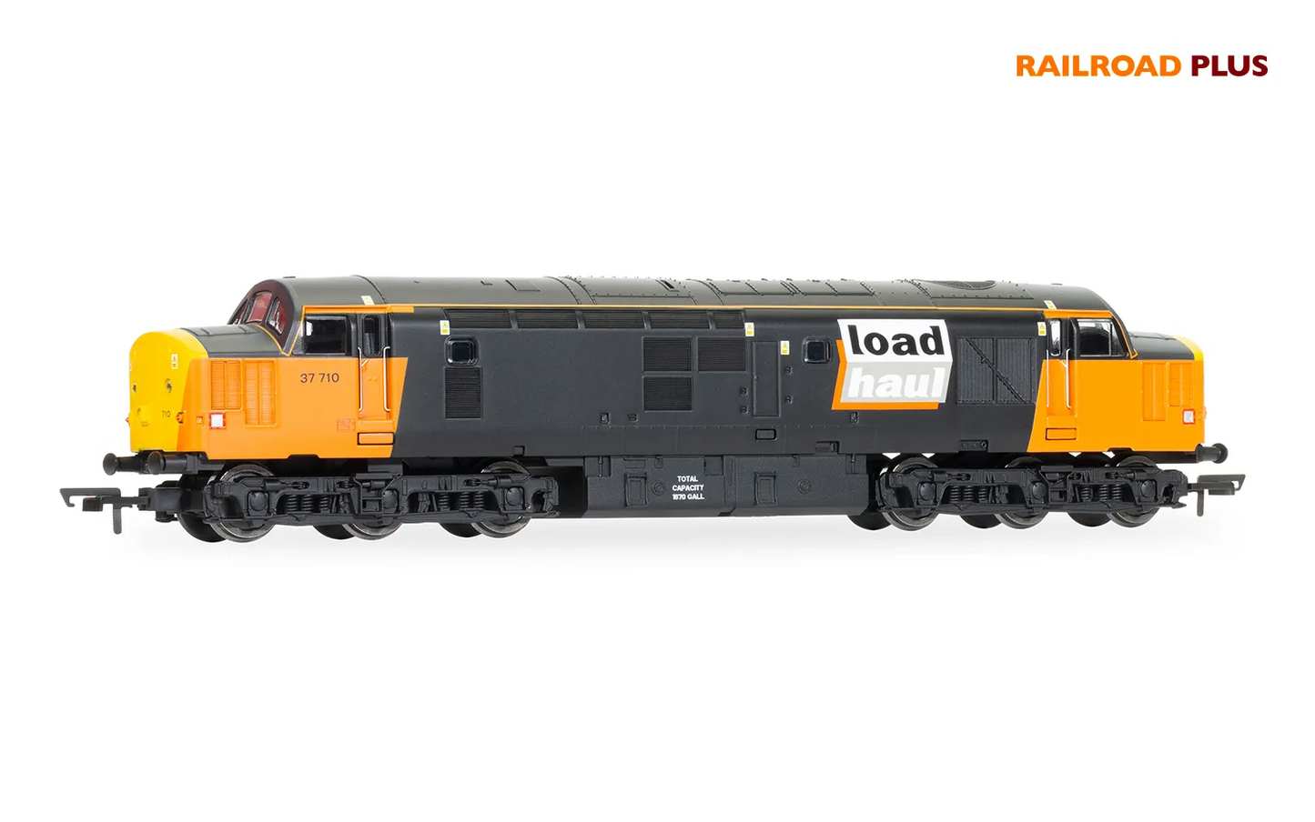 HORNBY 00 GAUGE - R30188 - CLASS 37 DIESEL LOCOMOTIVE 37710 LOADHAUL RAILROAD+