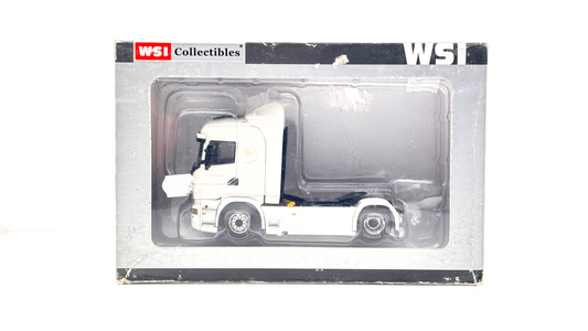 WSI 1/50 SCALE - 03-1107 - SCANIA R(6) HIGHLINE 4X2 WHITE TRACTOR UNIT BOXED