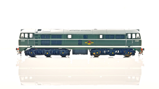 AIRFIX 00 GAUGE - CLASS 31 AIA-AIA DIESEL LOCOMOTIVE D5531 BR GREEN - UNBOXED