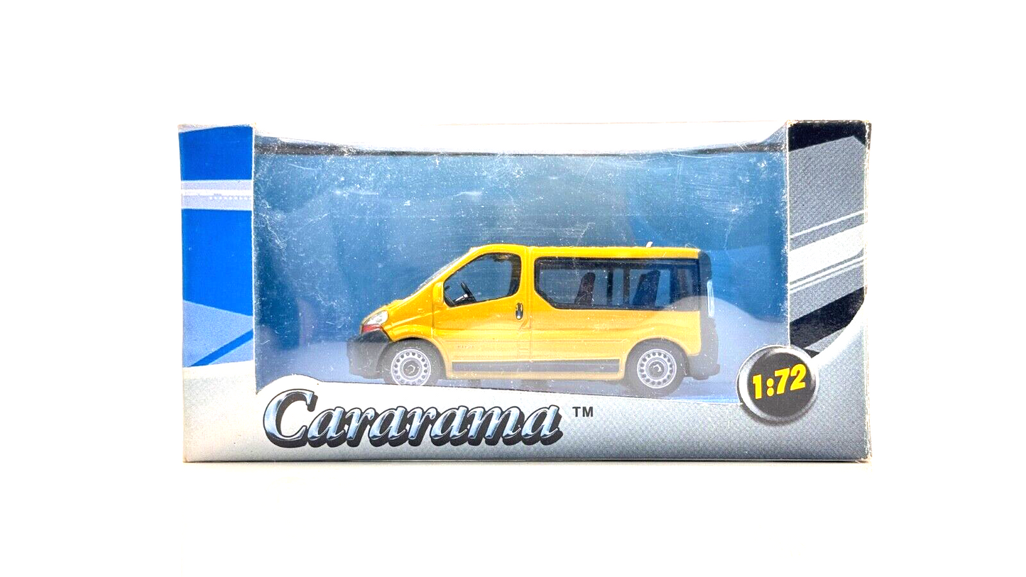 CARARAMA 1/72 SCALE - RENAULT TRAFIC MINIBUS YELLOW - BOXED