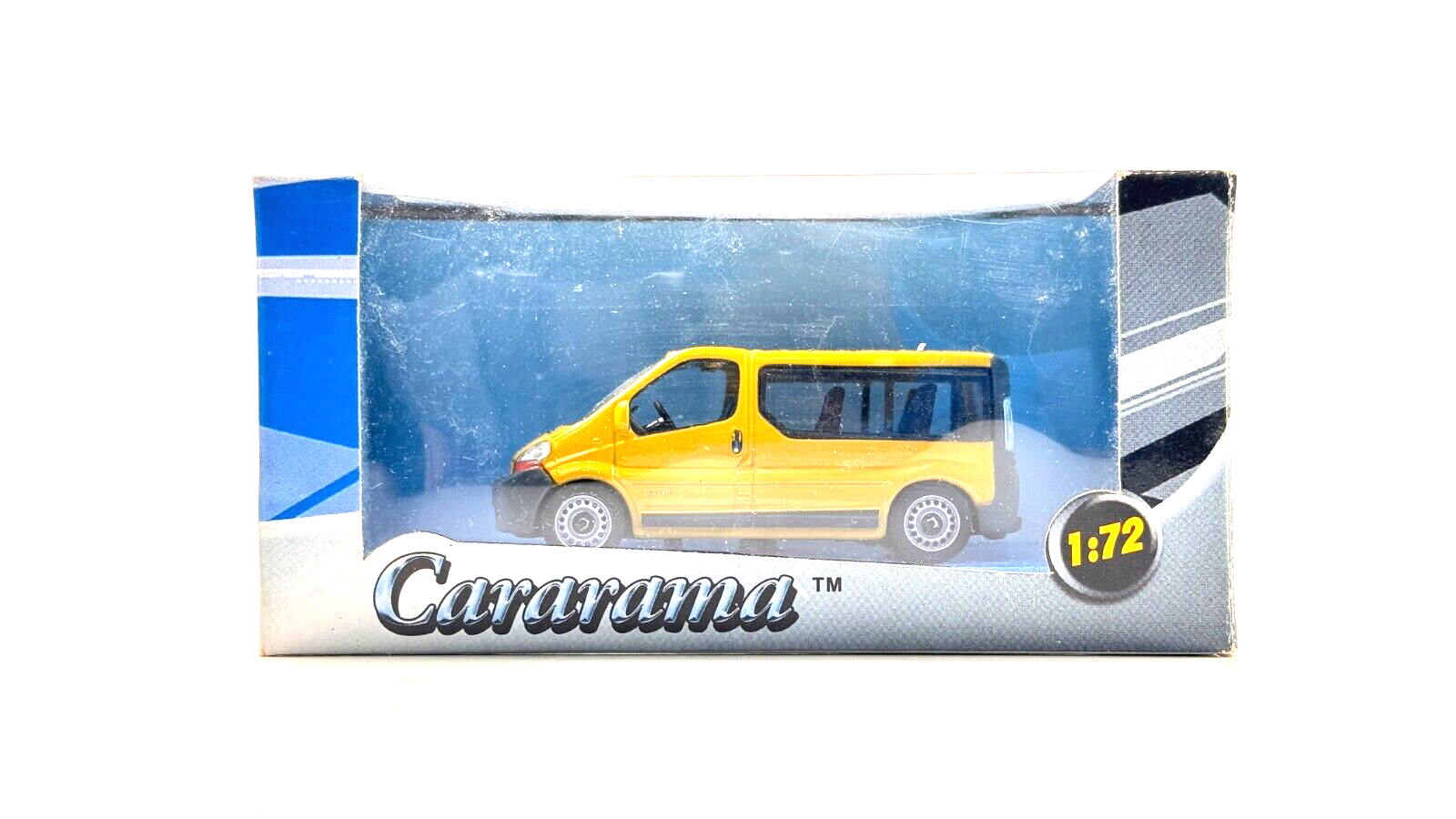 CARARAMA 1/72 SCALE - RENAULT TRAFIC MINIBUS YELLOW - BOXED